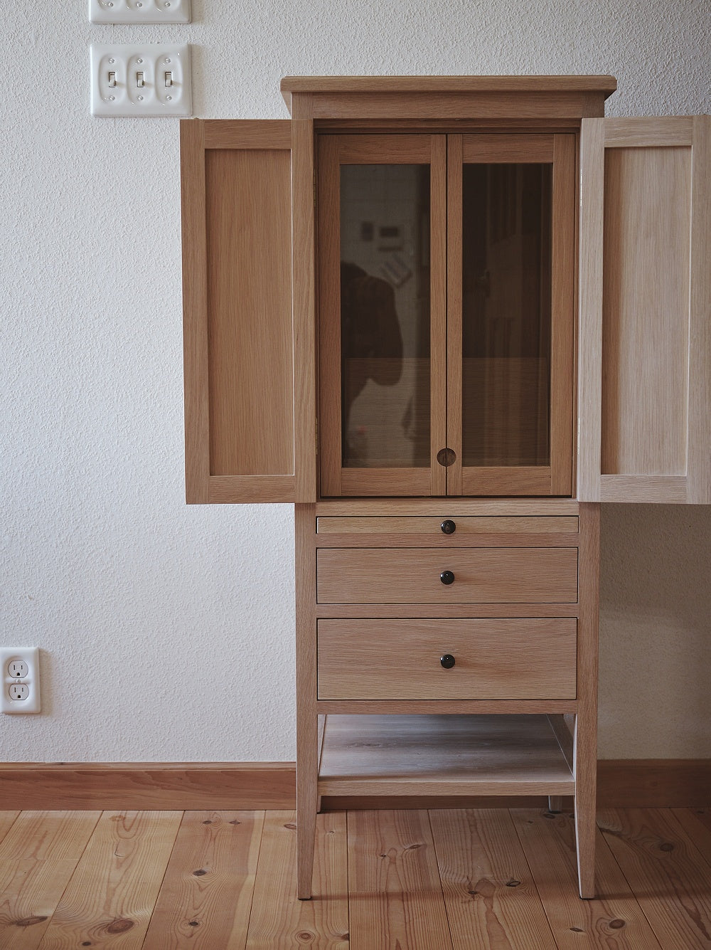 Oak household altar(仏壇)