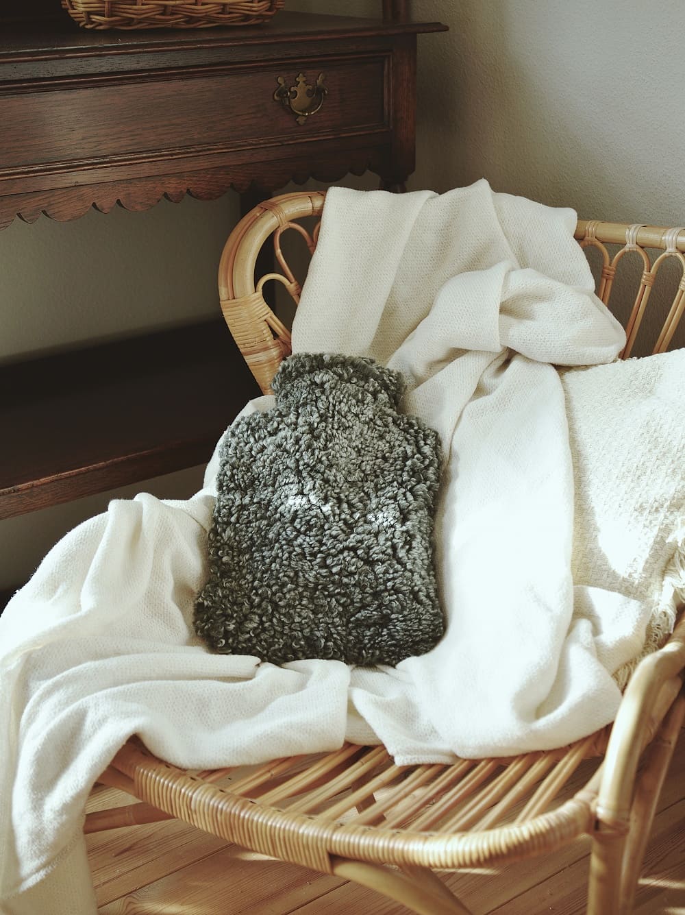 Hot Water Bottle Sheepskin