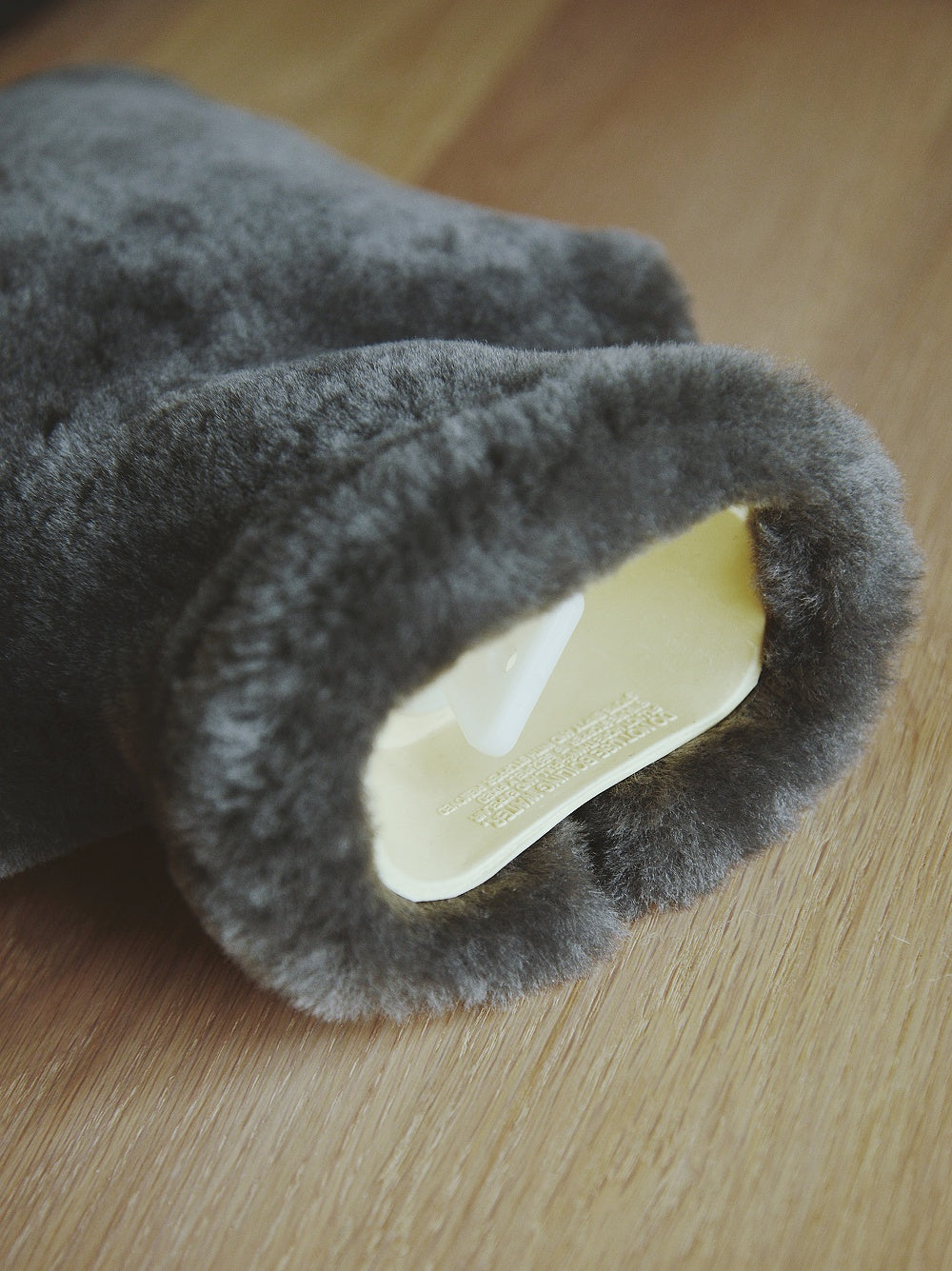 Hot Water Bottle Sheepskin Moccasin
