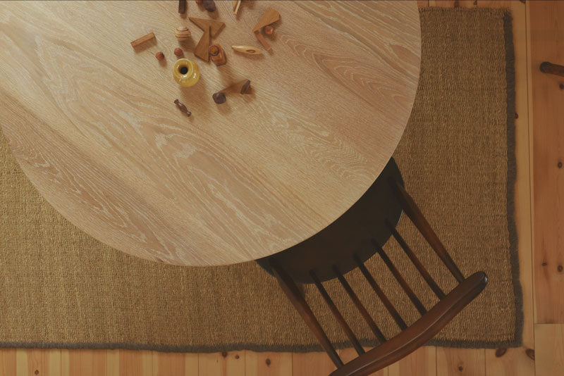 Oak Round Table