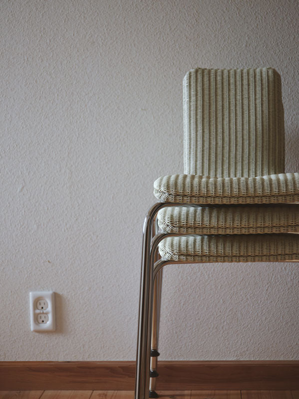 LLOYD LOOM Oyster chair set made in England