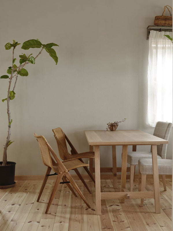 籐とアイアンの椅子 KIBIROI