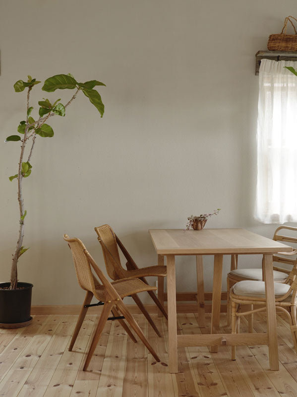 籐とアイアンの椅子 KIBIROI