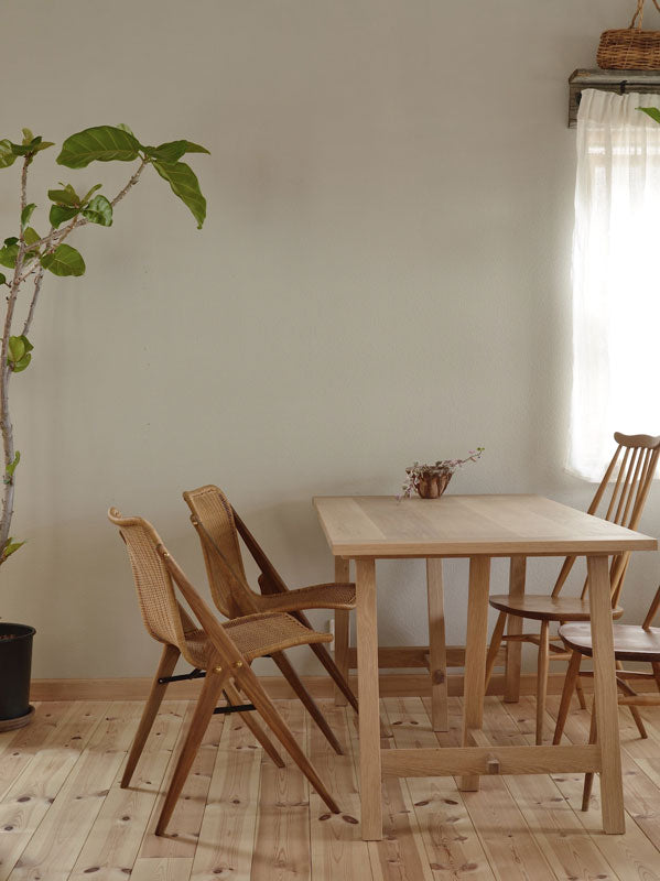 籐とアイアンの椅子 KIBIROI