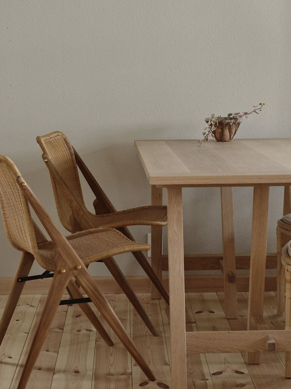 籐とアイアンの椅子 KIBIROI