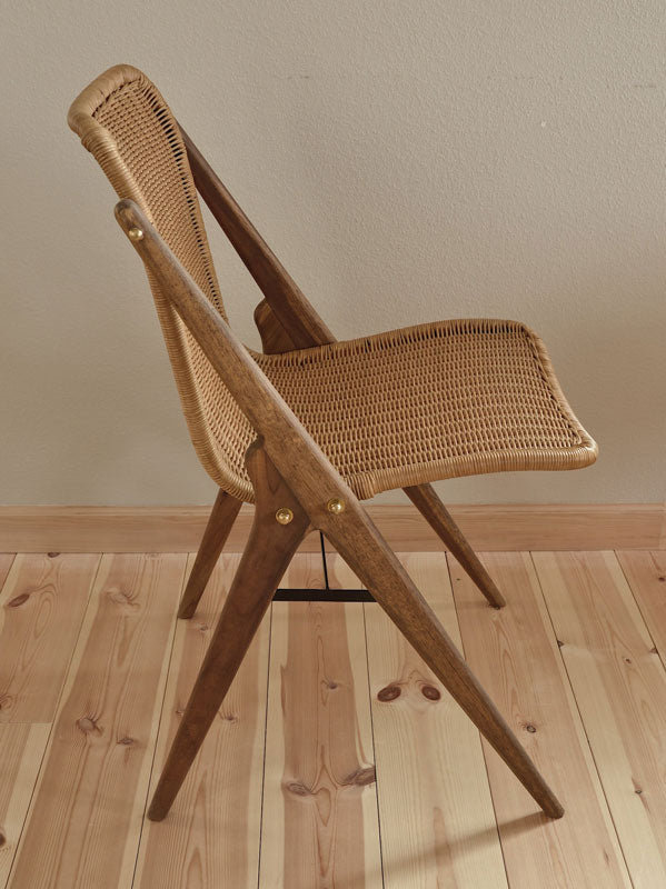 籐とアイアンの椅子 KIBIROI