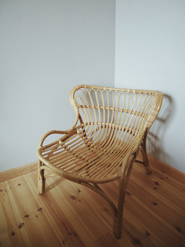 籐のラウンジチェア KIBIROI