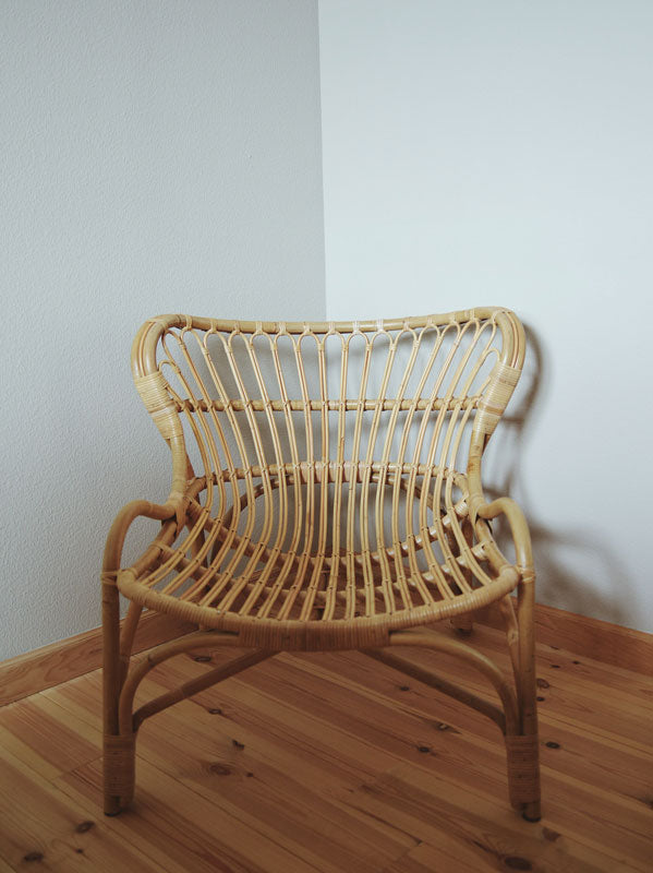 籐のラウンジチェア KIBIROI