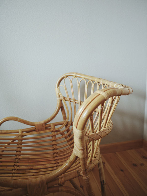 籐のラウンジチェア KIBIROI