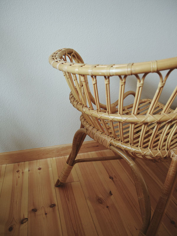 籐のラウンジチェア KIBIROI