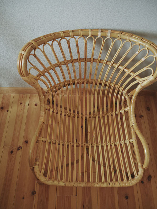 籐のラウンジチェア KIBIROI