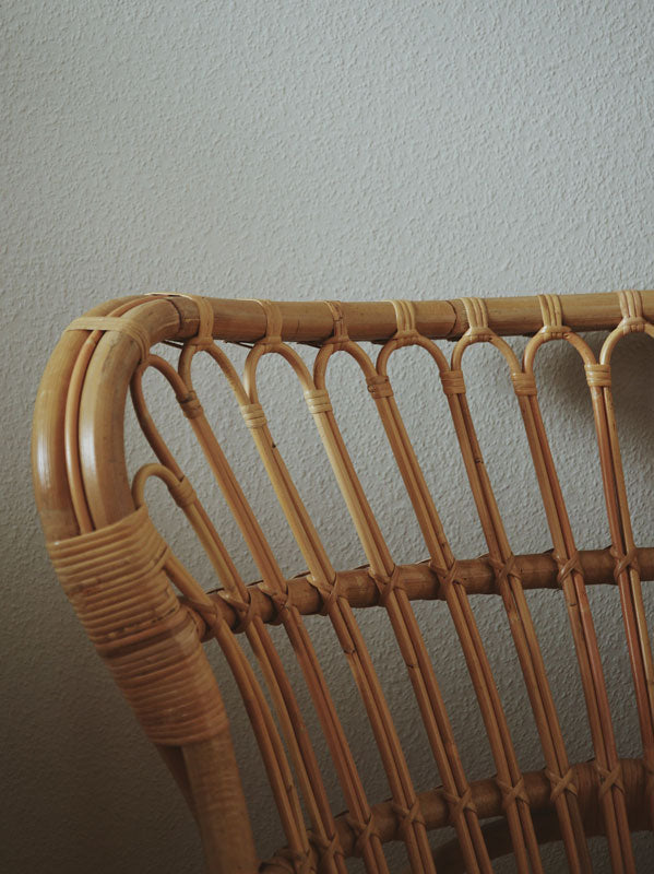 籐のラウンジチェア KIBIROI