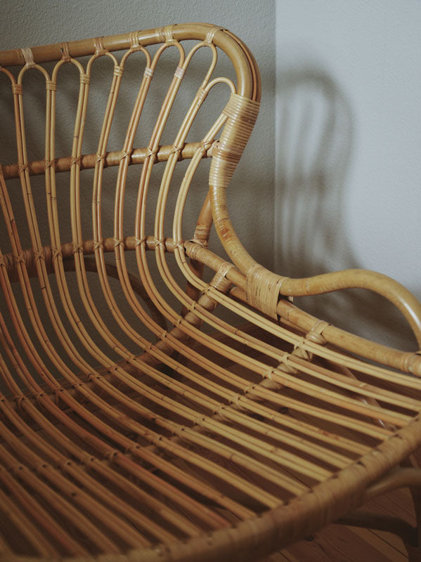 籐のラウンジチェア KIBIROI