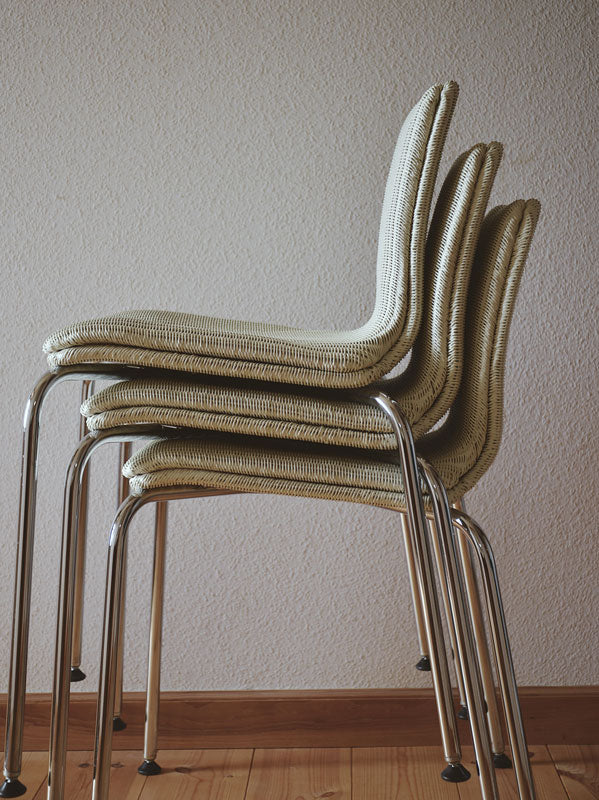 LLOYD LOOM Oyster chair set made in England