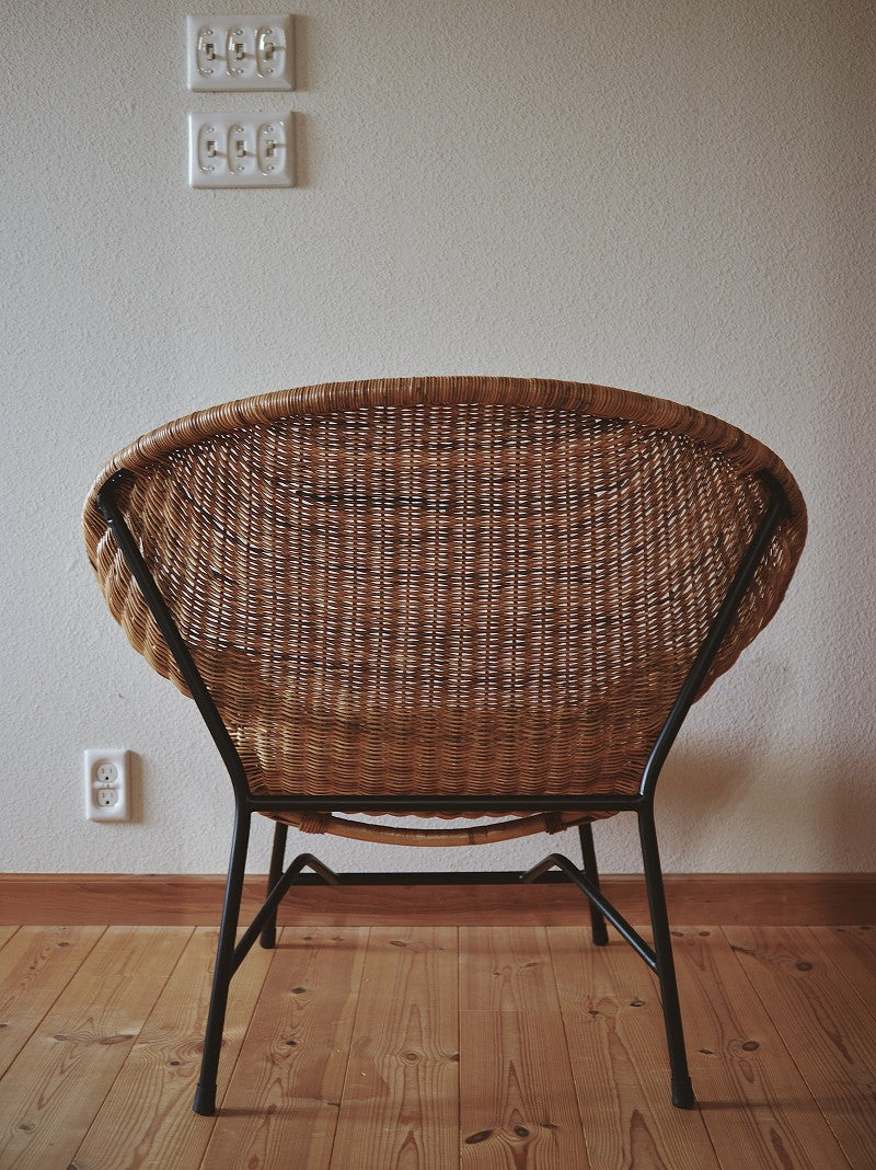 籐とアイアンのラウンジチェア KIBIROI – fig furniture and deco