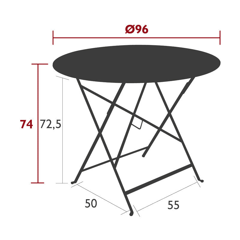 Fermob Bistro Round Table Large φ96cm
